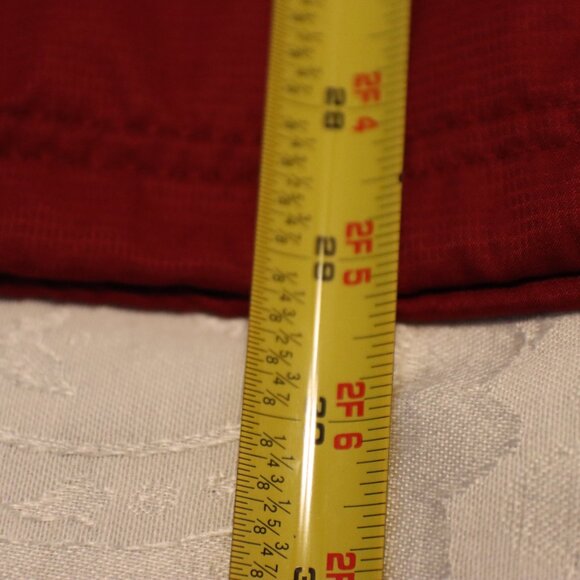 Men's Chaps Burgundy Golf Wind Shirt Removable Sleeves Large - Picture 10 of 15